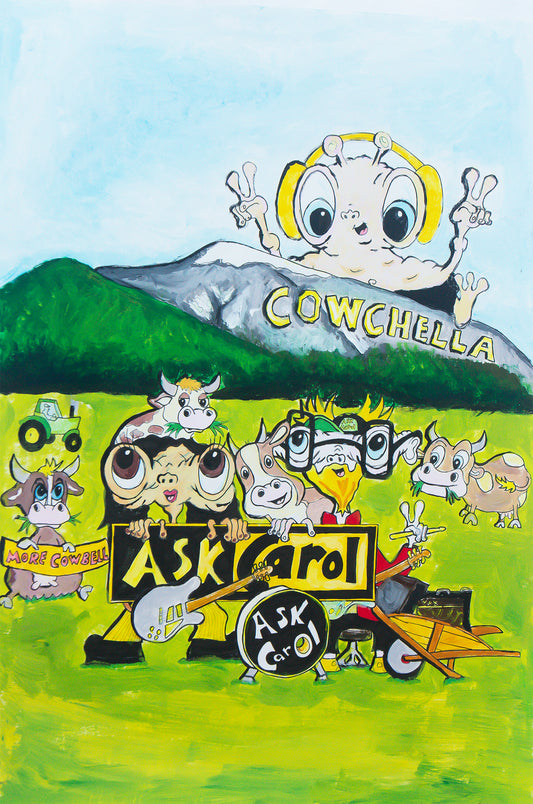 The Ask Carol CowChella Poster