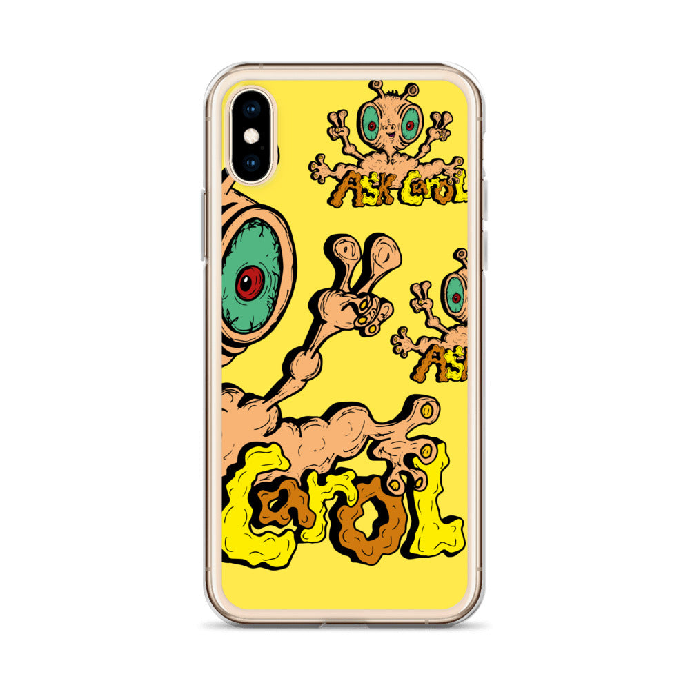 Ask Carol Yellow Case for iPhone®